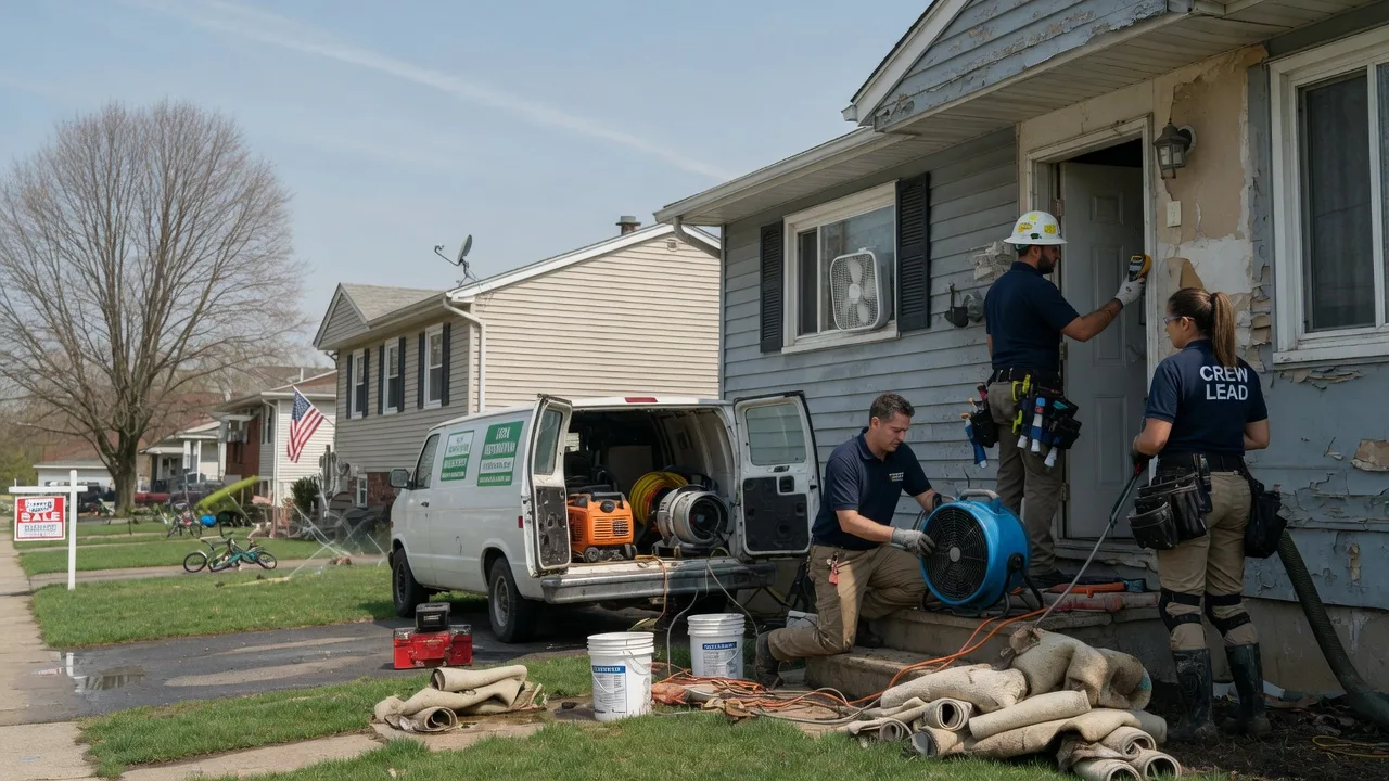Flood Cleanup in Coulterville, IL near me